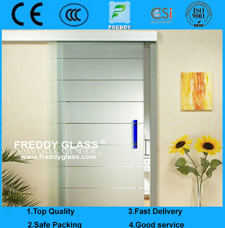 5mm Frosted Door Glass/ Bathroom Glass/Acid Etched Glass